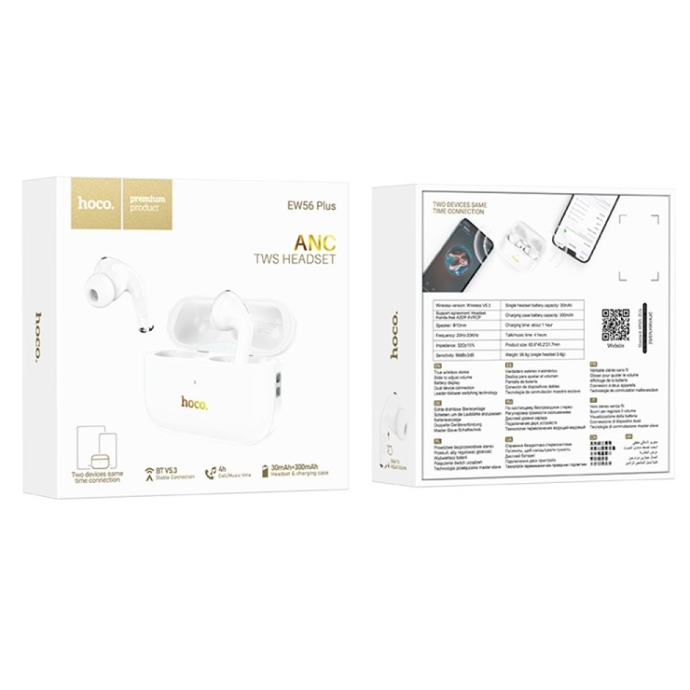 Hoco EW56 Plus ANC True Wireless Earphones