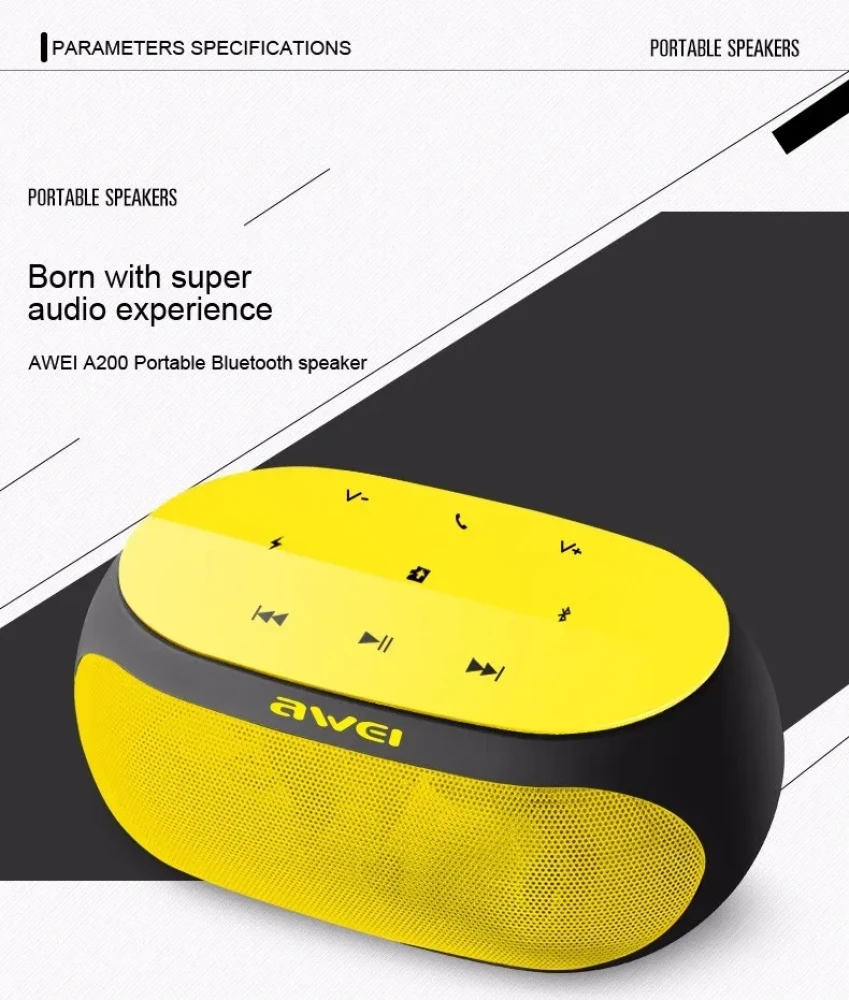 Awei Y200 Wireless Bluetooth Speaker