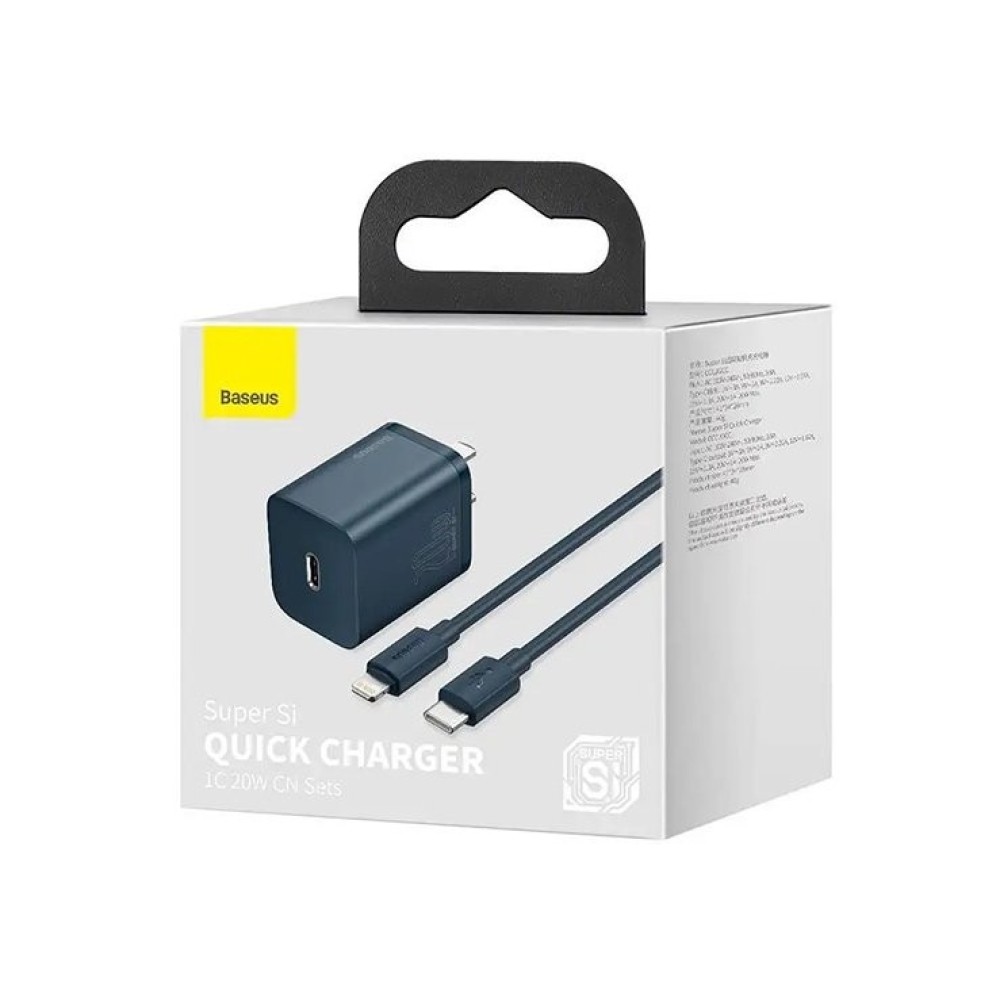 Baseus Super Si Quick Charger 1C 20W CN Sets