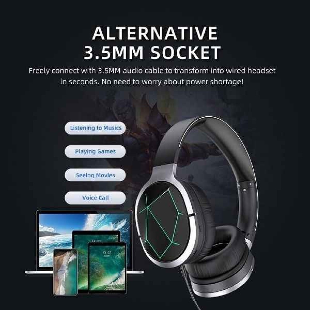 AWEI A799BL Foldable Gaming Wireless Headphone