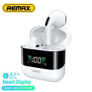 Remax TWS-10 Plus Dynamic Bluetooth Earphones with Digital Display