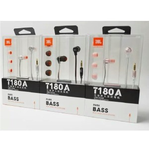 JBL T180A Pure Bass Wired Earphone