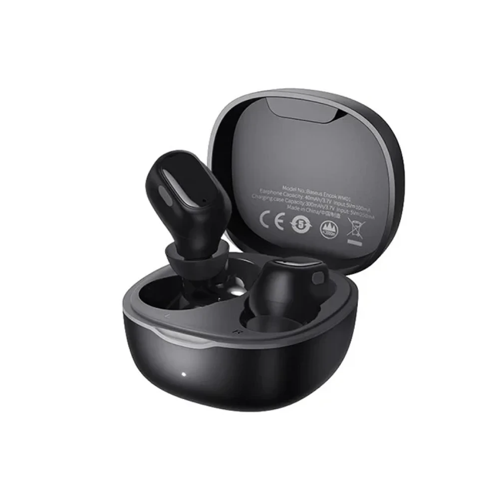 Baseus Encok WM01 TWS True Wireless Bluetooth Earphones Black