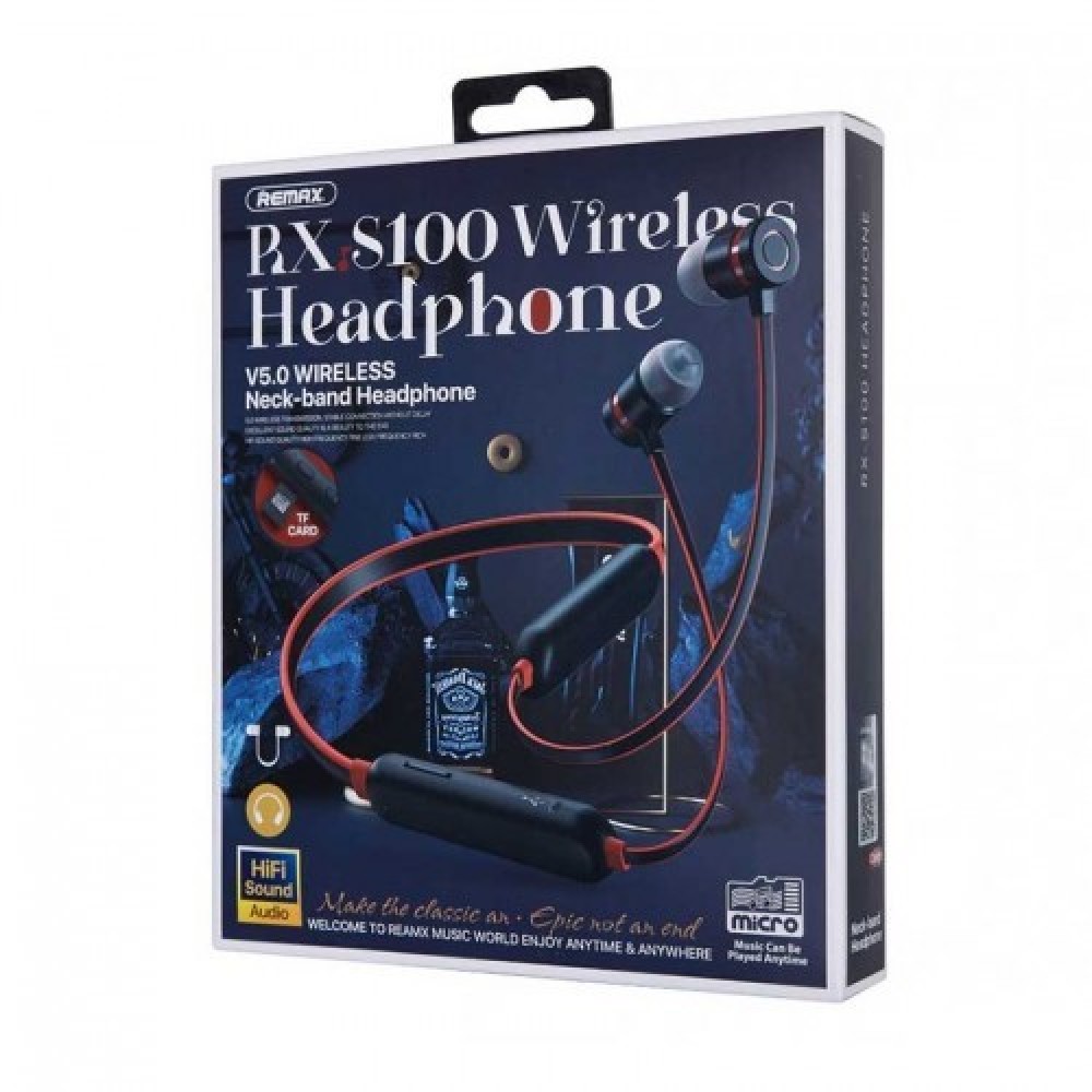 Remax RX-S100 Neck-band Sports Bluetooth Earphone