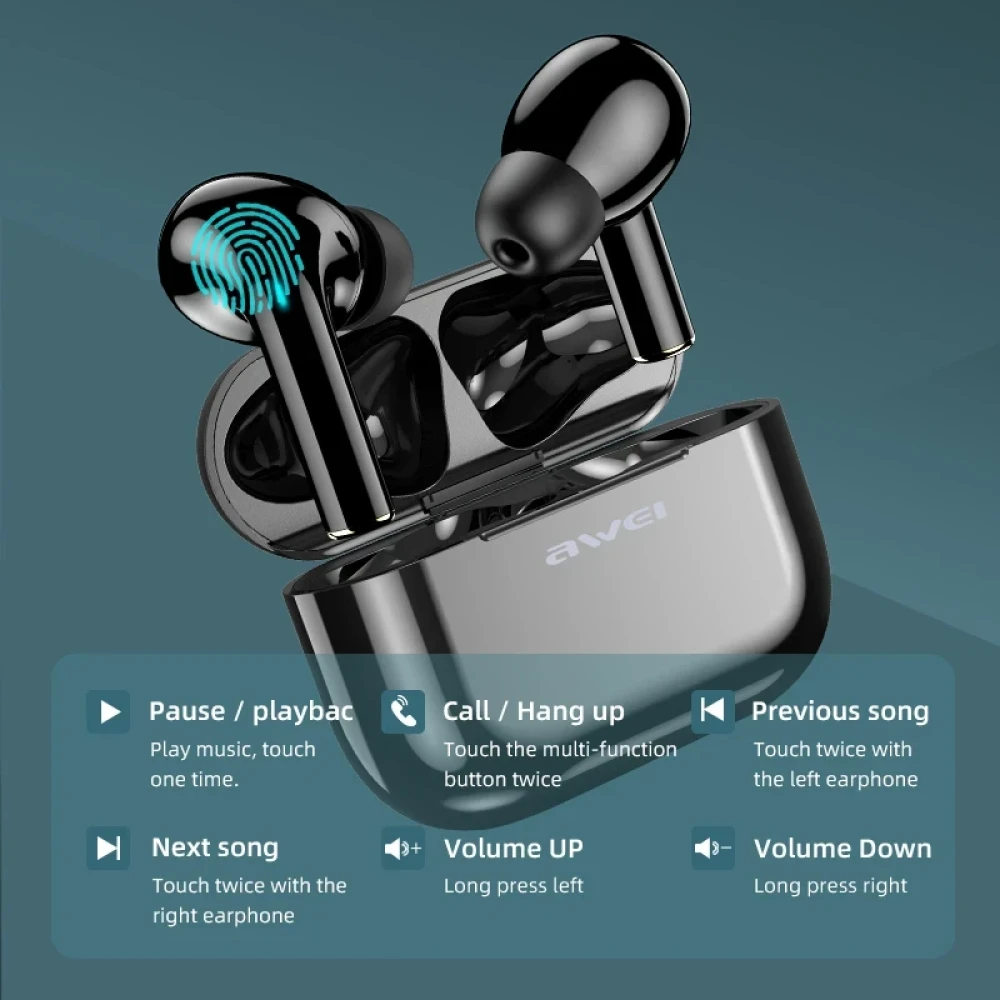 AWEI T29 True TWS Wireless Earbuds